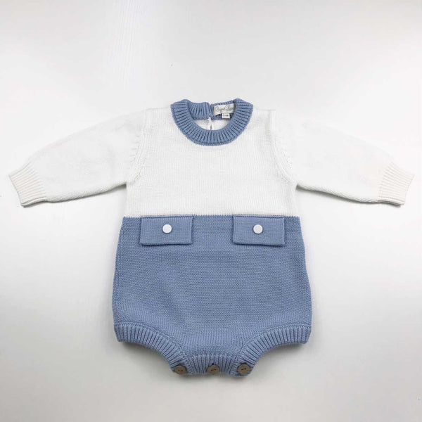 Theodore Romper DUSTY BLUE