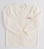 Scalloped Cardigan CREAM