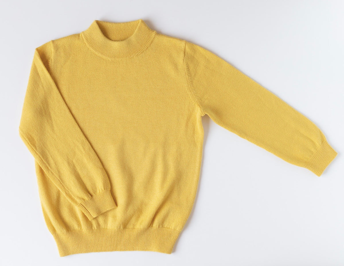 Buy Mock Turtleneck Mustard | Cygnet Living