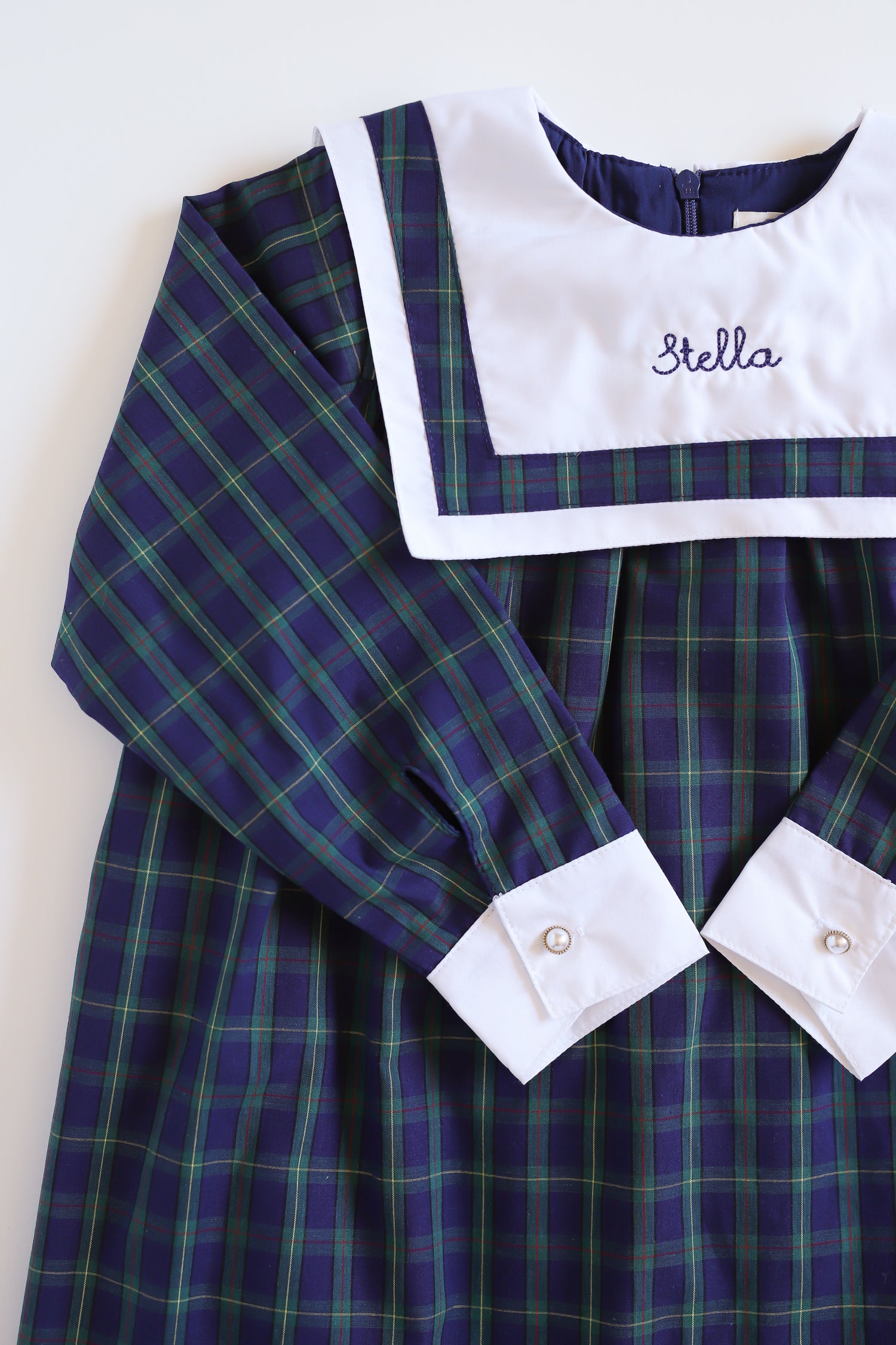 Girls Plaid Dress