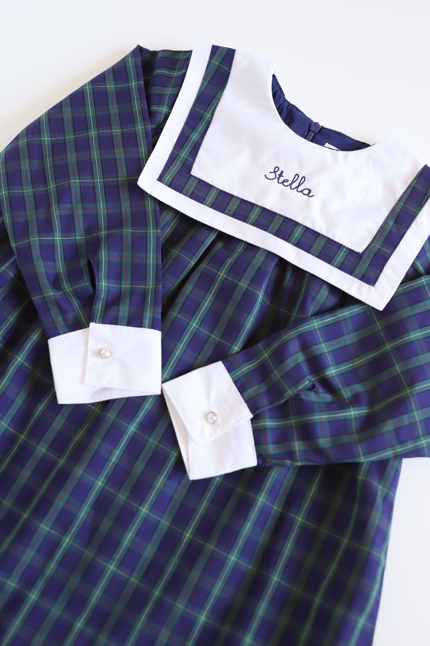 Girls Plaid Dress