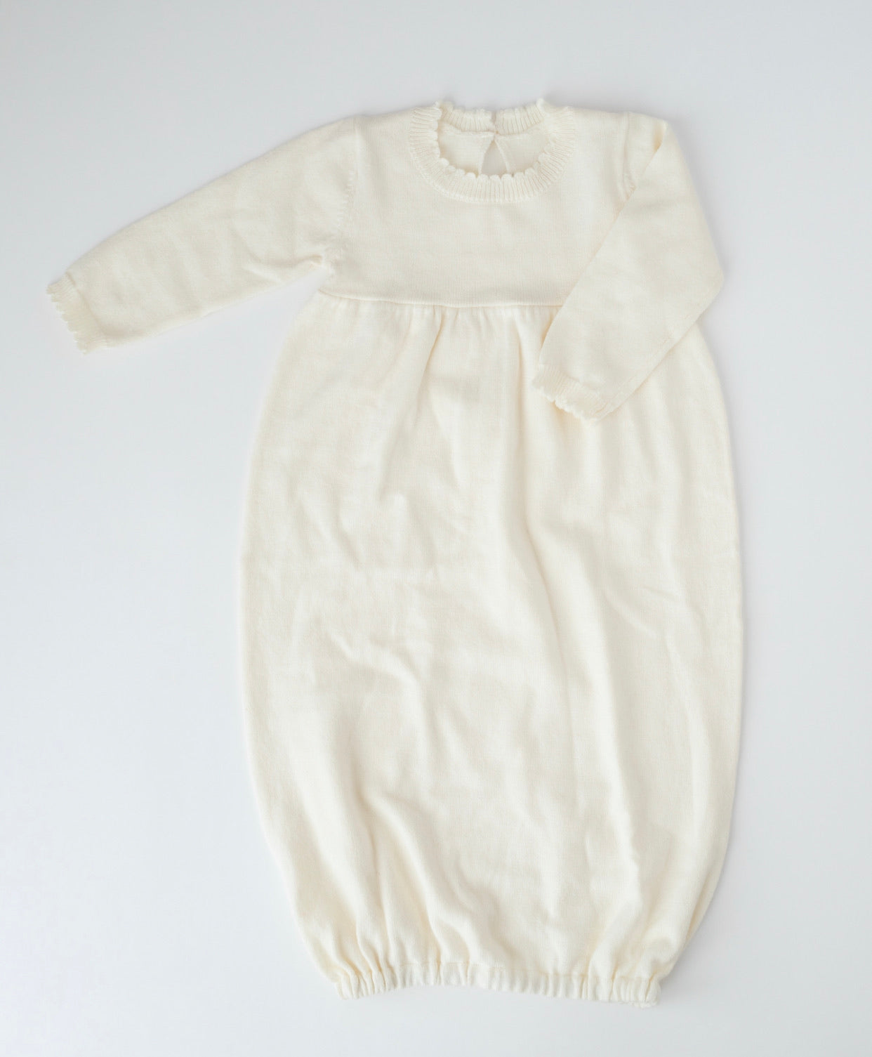 Milky White Newborn Baby Gown Set Soft White Button Newborn Infant Gown  White Newborn Tied Knotted Gown Baby Girl/boy Gown - Etsy