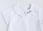 Boys Short Sleeve Eton Collar Blouse