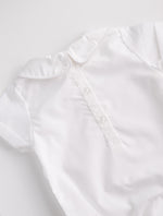 Boys Short Sleeve Eton Collar Blouse Onesie